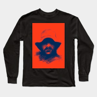 Copy of Copy of rebel, sturdy man with bucket hat Long Sleeve T-Shirt